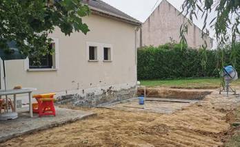 Terrassement avant travaux 
