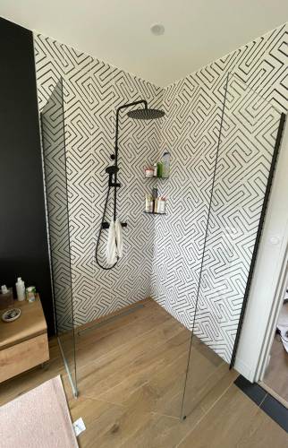 Douche à l'italienne