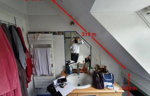 Prise de mesure pour la rénovation (étape 1)