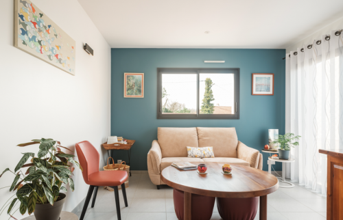 Surélévation de maison à Vertou pour créer une chambre chambre avec mezzanine