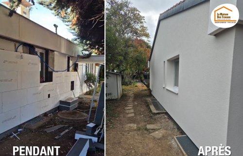  isolation extérieure Léaz, rénovation énergétique maison Pays de Gex, ITE Valserhône, isolation façade maison, économie énergie maison, la maison des travaux