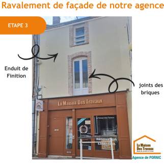  Travaux de ravalement de la façade à La Maison Des Travaux Pornic 44210