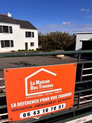 Avant après ravalement maison Bretagne Sud