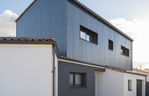 Surélévation d'une maison aux Sorinières