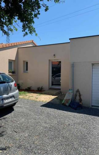 Vue extension reliée au garage