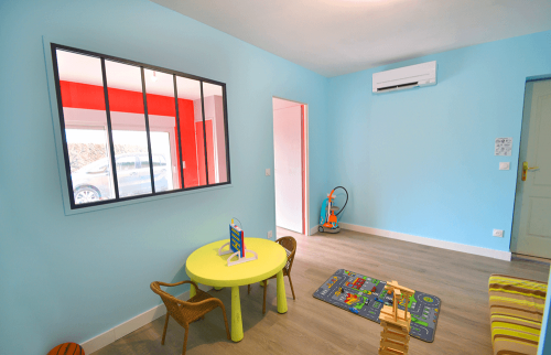 Transformation d’un garage en chambre d’enfant à Nivolas-Vermelle