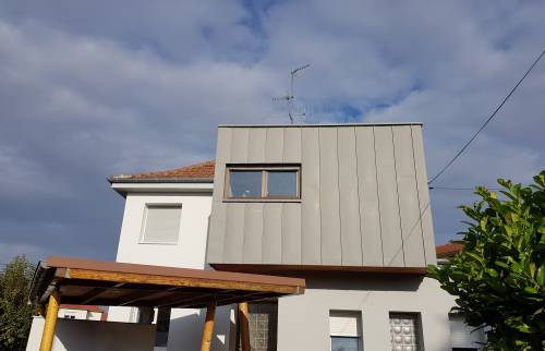 Bardage zinc et Isolation Thermique Extérieure à Cronenbourg