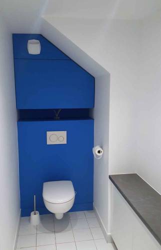 Rénovation WC suspendu - Rénovation Toilette - Lyon