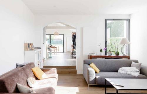 Salon - Rénovation de maison à la Haye Fouassière (44)