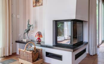 Nouvelle cheminée à foyer fermé pour notre client d'Arvillard