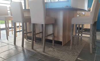 Opus de carrelage - zone îlot - contrecollé à Cancale