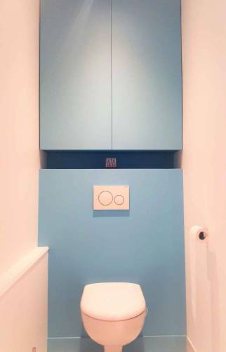 Rénovation WC suspendu - Rénovation Toilette - Lyon