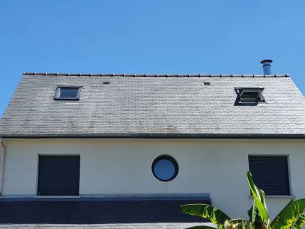 Vue extérieure de l'aménagement des combles