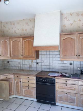 Ancienne cuisine avant travaux de rénovation - Nantes 44