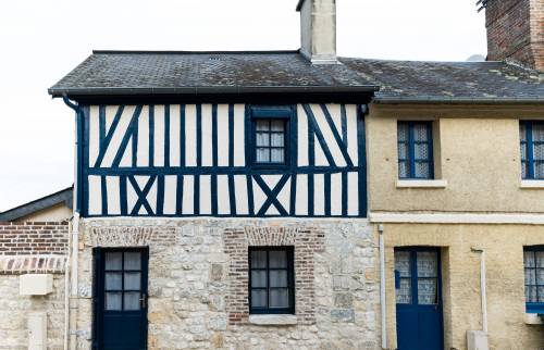 Ravalement façade colombage 