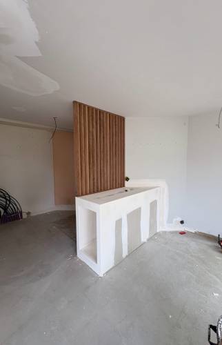 Rénovation complète d'une pièce de vie à Basse-Goulaine 44115 - travaux en cours