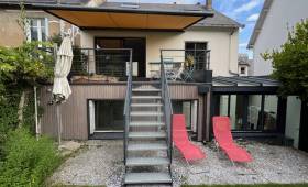 Maison après rénovation de l'extension et création d'une terrasse - Nantes 44