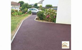 Création d'une allée en enrobé à Granville (50400)