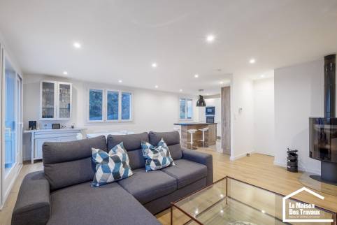 Rénovation complète d'une villa sur 2 niveaux, Champagne au Mont D'Or