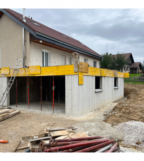 Création d’un double garage à Morteau