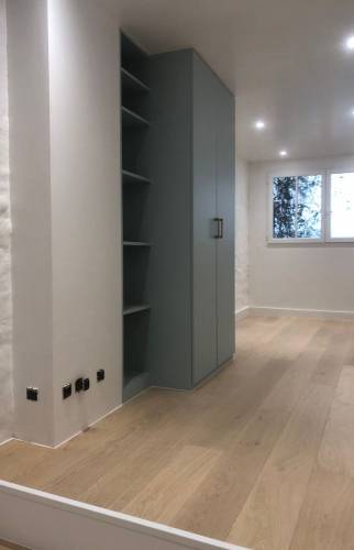 Après les travaux - création d'un meuble sur mesure