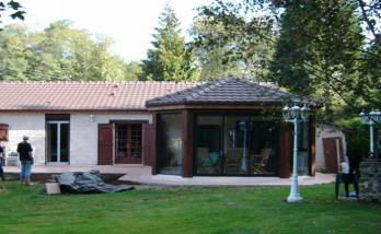 Extension maison bois 