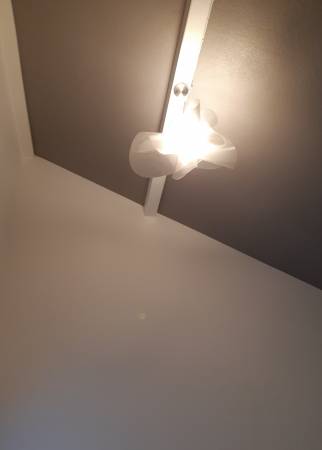 Peinture des rampants, mise en place de luminaires à Guebwiller