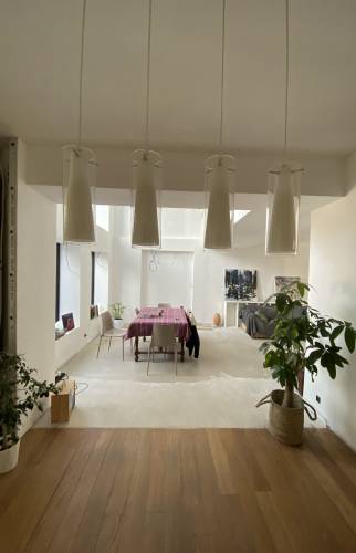 ouverture des murs porteurs entre les deux habitations