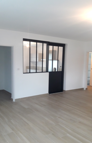 Verrière d'atelier pour séparation de la cuisine et du séjour