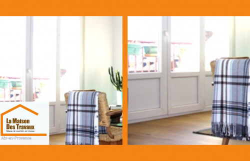 Rénovation d’un appartement à Venelles : pose de fenêtres PVC double vitrage pour un confort thermique et acoustique optimal.