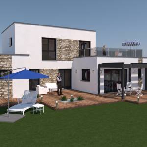 Projet de construction d'une maison individuelle -  Jean-Luc FAHR - La Maison Des Architectes