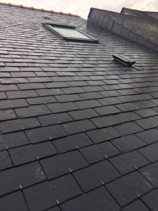 Nouvelle toiture en ardoise naturelle - Nantes 44