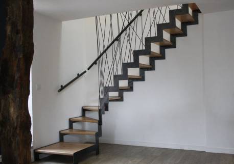 Installation d'un escalier design