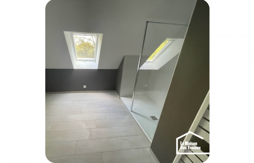 Création d'une salle de bain sous combles 