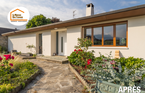 isolation par l’extérieur Saint-Julien-en-Genevois, rénovation extérieure Bassin Genevois, remplacement menuiseries Veigy-Foncenex, maison basse consommation Saint-Jean-de-Tholome