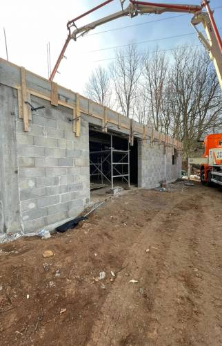 1er étage en construction