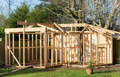 Extension ossature en bois