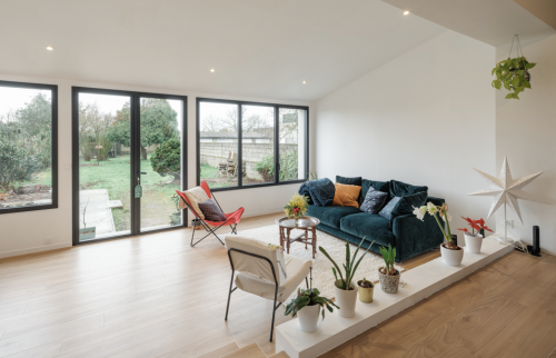Rénovation d'une véranda à Saint-Sébastien-sur-Loire (44230) - vue de l'intérieur