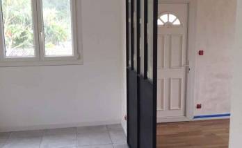 Entrée salon - Rénovation maison à Saint Sébastien