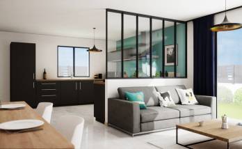 Rénovation des murs Création demi-cloison