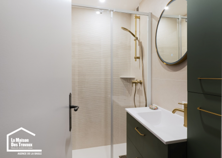 Rénovation salle de bain avec douche
