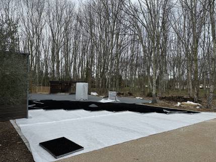 Création d'une dalle alvéolaire en cours - Montauban 82000