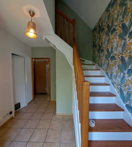 Cage d'escalier rénovée