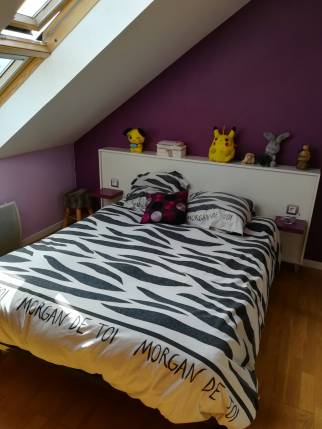 Chambre avant travaux de décoration d'intérieur - Soignolles-en-Brie 77111