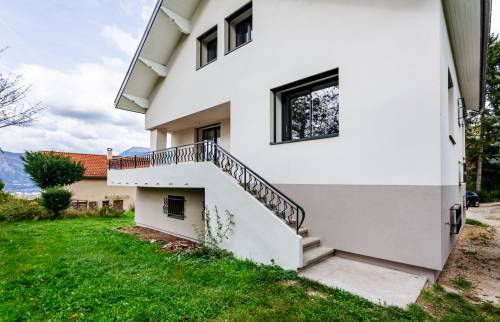 Chantier d'ITE terminé