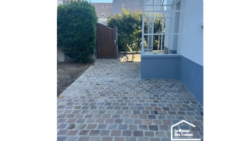 Terrasse pavé 
