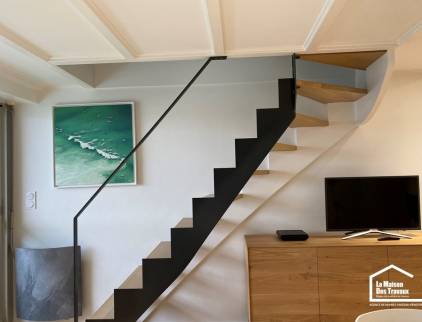 La Maison des Travaux Vannes-Sarzeau-Pénestin pose et création d'un escalier