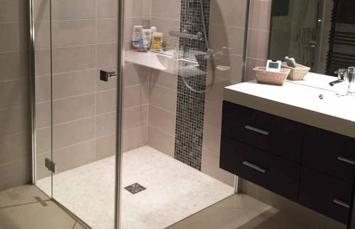 Une douche italienne