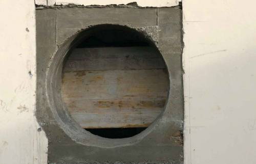 Création d'un oeil de boeuf en façade - Gâvres (56680)