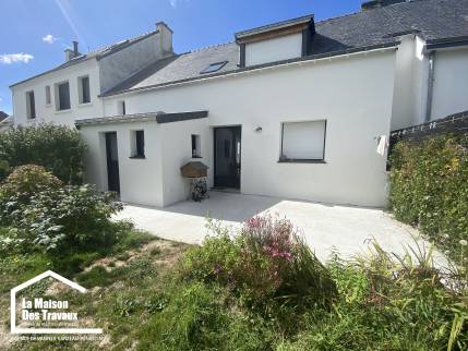Rénovation de façade de maison à Vannes